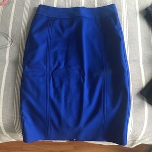 Blue High Waisted Skirt